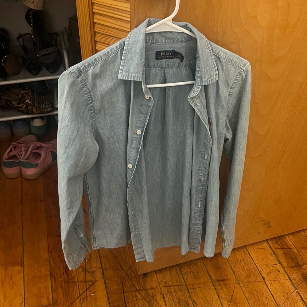 Polo by Ralph Lauren Casual Blue Button Down Shirt